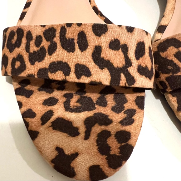 👠 A NEW DAY Winona Ankle Strap Sandals Leopard Print Target Brand NBW si… - Picture 6 of 10